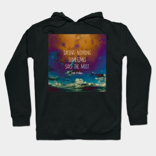 Emily Dickinson Literary Quote Text On Photo Art Hoodie